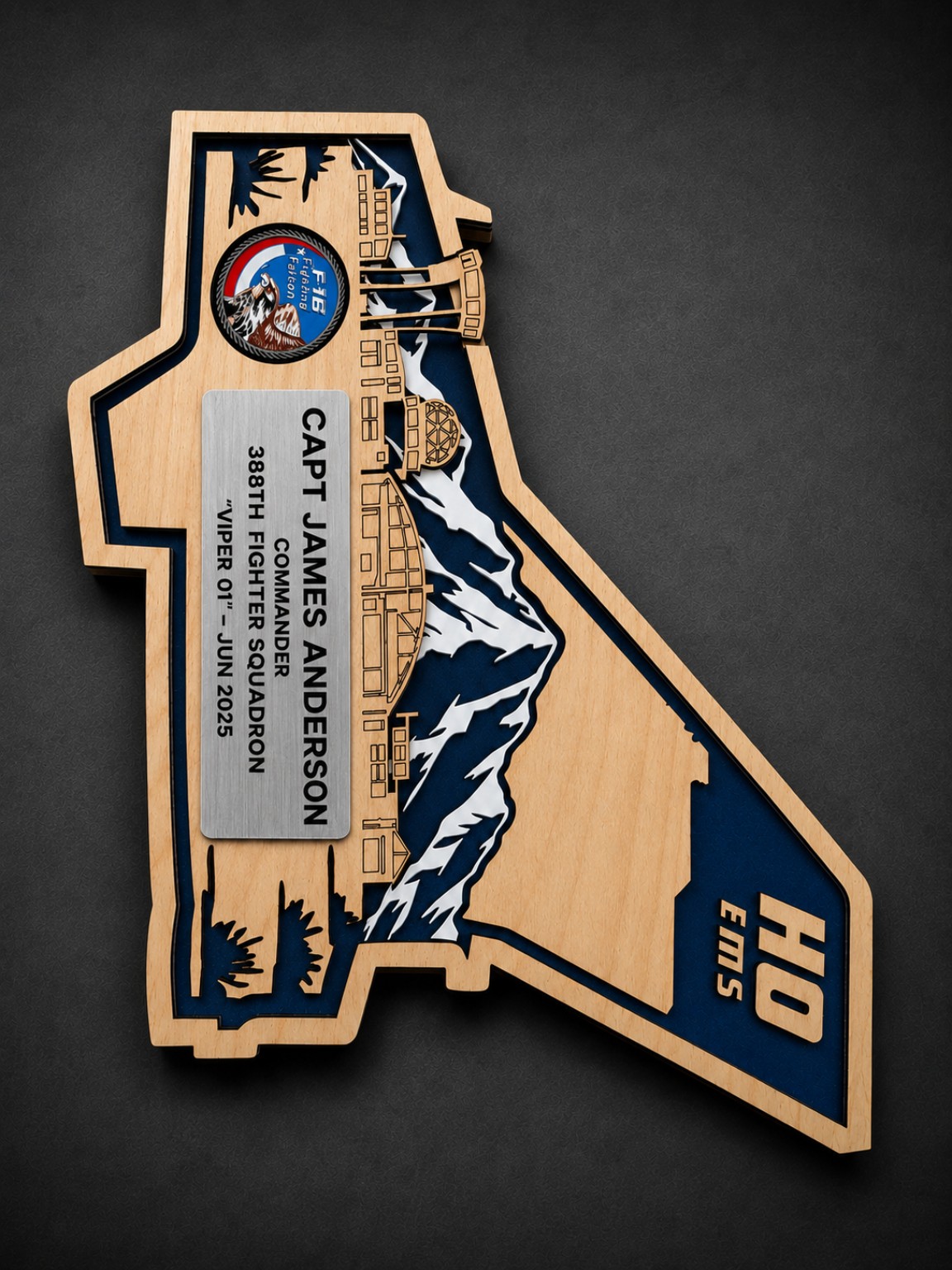 F16 Personalized Plaque